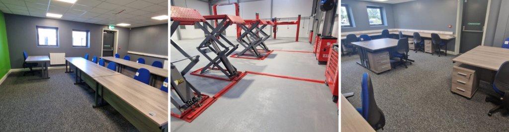 Light Vehicle Workshop Build Interior Progress